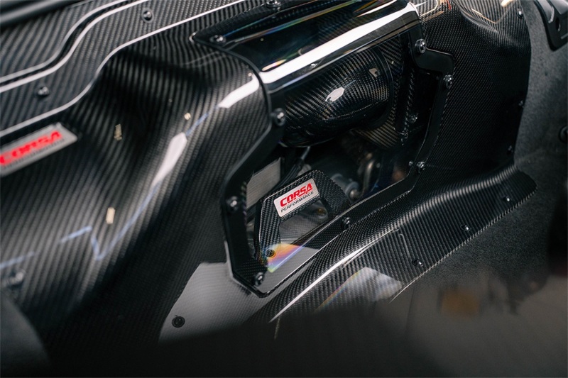 Chevrolet Corvette C8 Performance Air Intake - CORSA Performance - Dual Path Carbon Fiber with DryTech Filtration - Carbon Fiber - `23-`27
